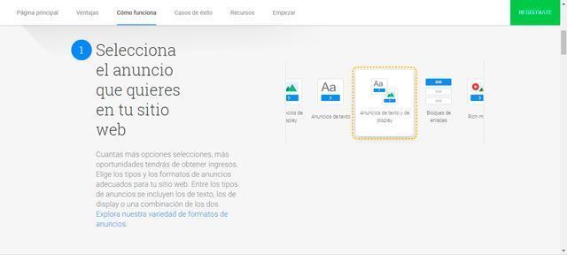 Cómo funciona google Adsense