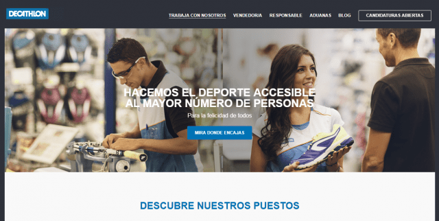Cómo trabajar en Decathlon