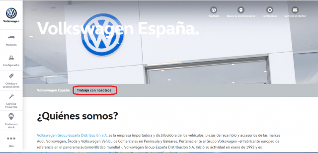 Cómo trabajar en Volkswagen