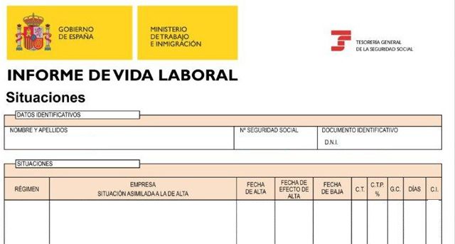Informe de Vida Laboral